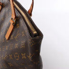 Louis Vuitton Cabas Mezzo Monogram Canvas Shoulder Bag in Brown M51151