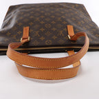 Louis Vuitton Cabas Mezzo Monogram Canvas Shoulder Bag in Brown M51151