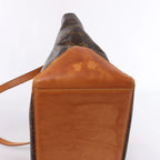 Louis Vuitton Cabas Mezzo Monogram Canvas Shoulder Bag in Brown M51151