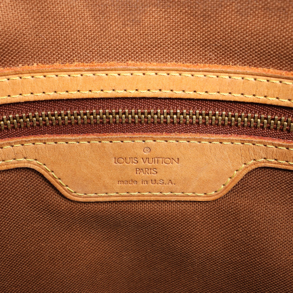 Louis Vuitton Cabas Mezzo Monogram Shoulder Bag in Brown M51151