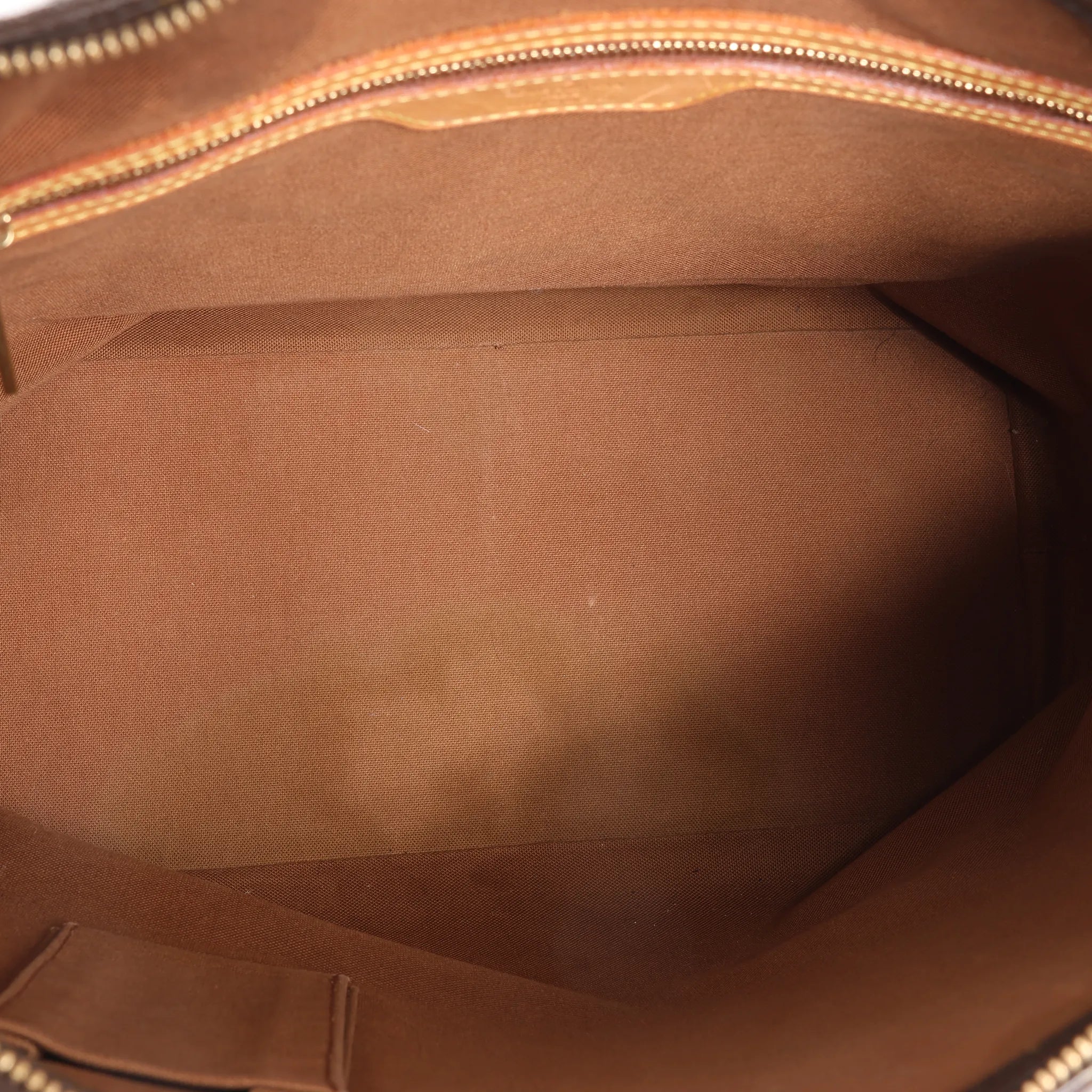 Louis Vuitton Cabas Mezzo Monogram Shoulder Bag in Brown M51151