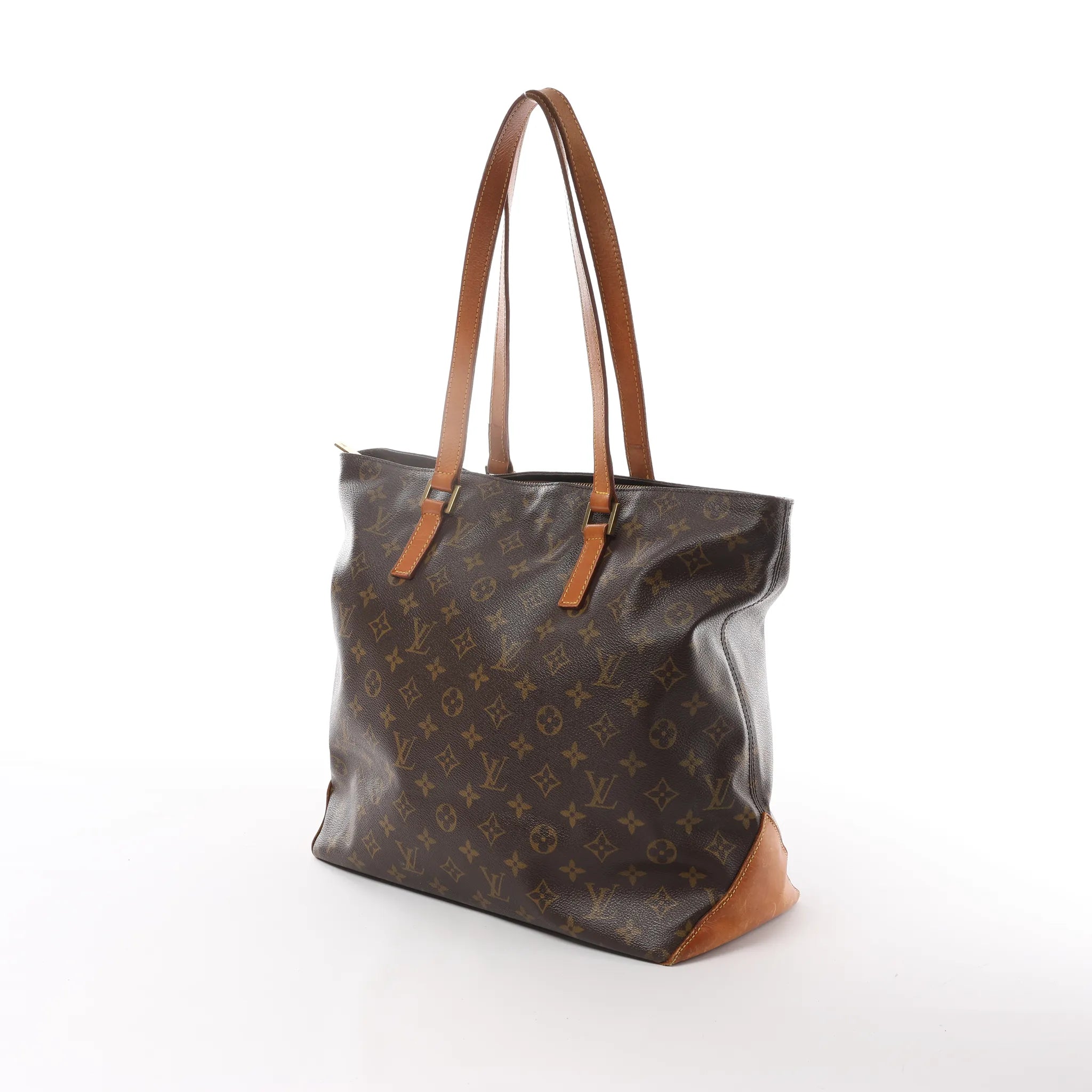 Louis Vuitton Cabas Mezzo Monogram Shoulder Bag in Brown M51151