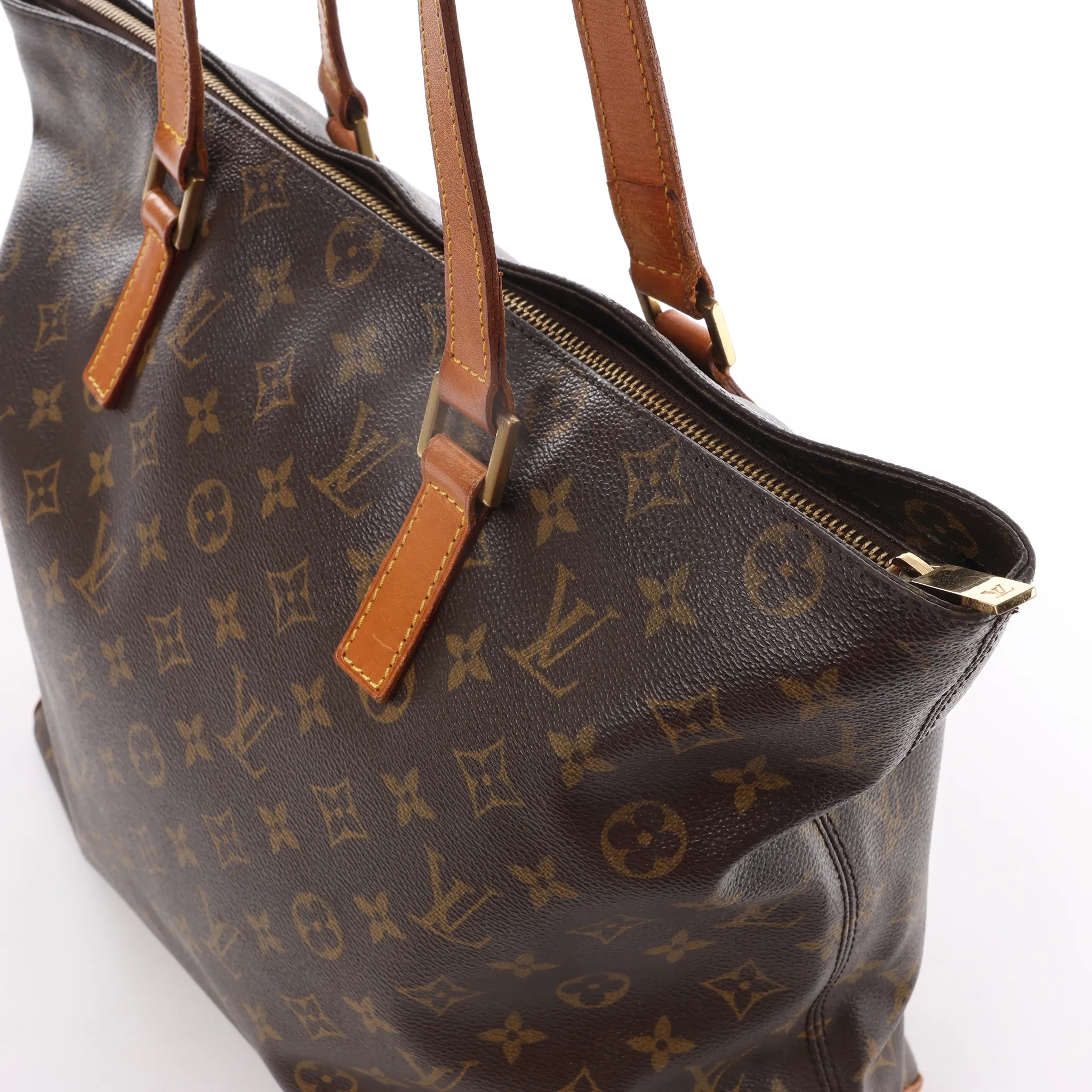 Louis Vuitton Cabas Mezzo Monogram Shoulder Bag in Brown M51151