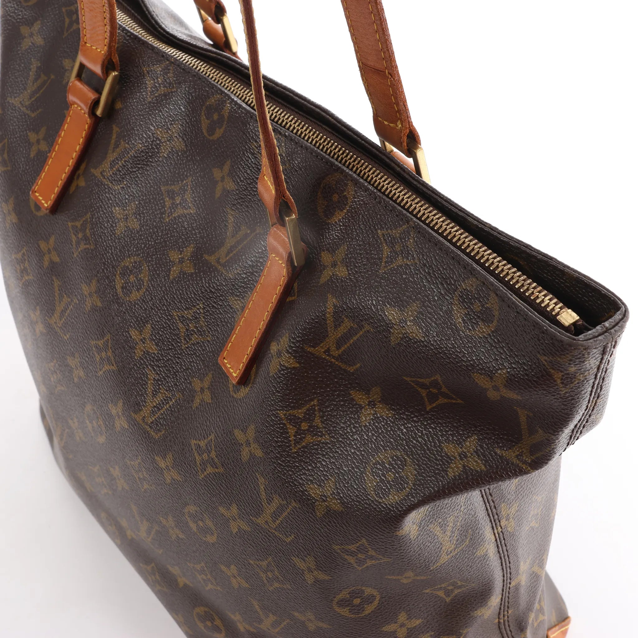 Louis Vuitton Cabas Mezzo Monogram Shoulder Bag in Brown M51151