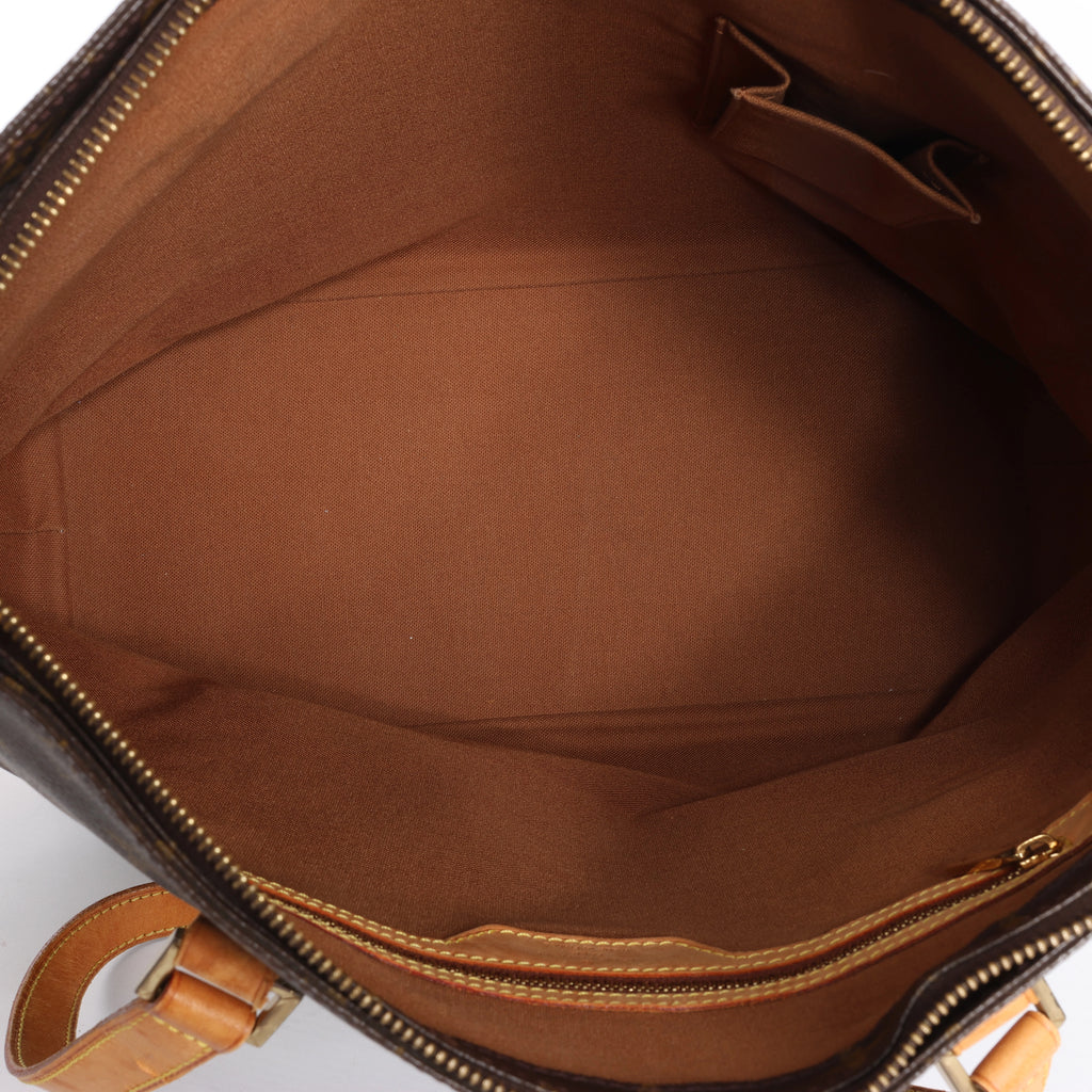 Louis Vuitton Cabas Mezzo Monogram Shoulder Bag in Brown M51151