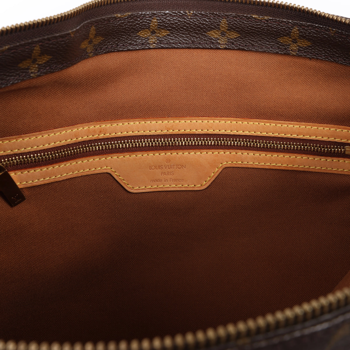 Louis Vuitton Cabas Mezzo Monogram Shoulder Bag in Brown M51151
