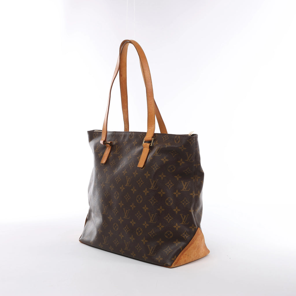 Louis Vuitton Cabas Mezzo Monogram Shoulder Bag in Brown M51151