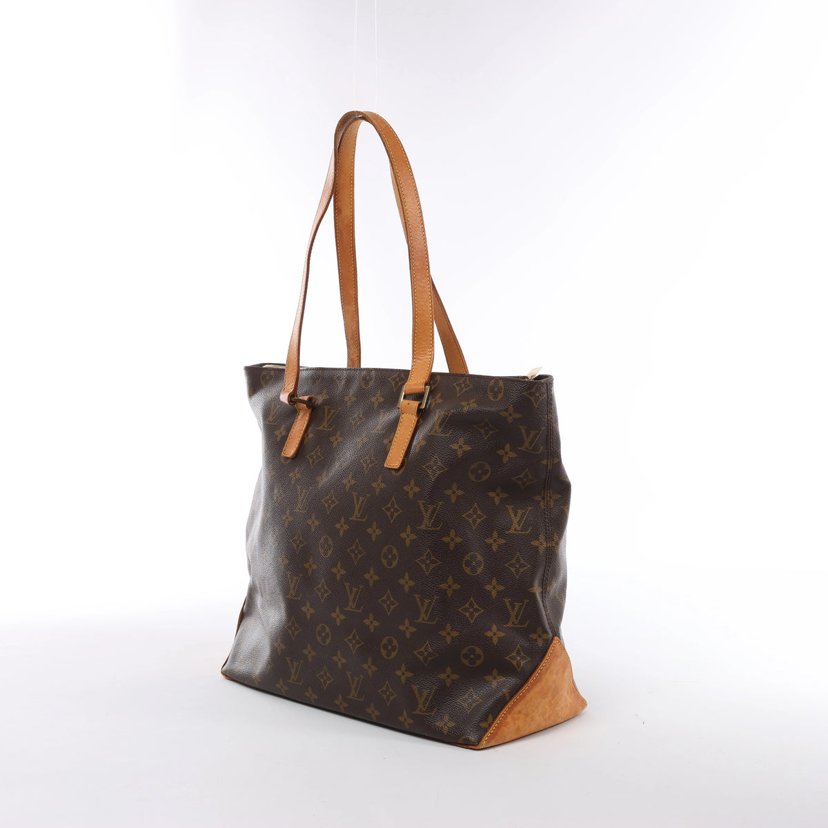 Louis Vuitton Cabas Mezzo Monogram Shoulder Bag in Brown M51151