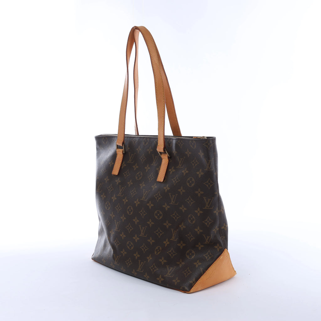 Bolso de hombro Louis Vuitton Cabas Mezzo Monogram en marrón M51151