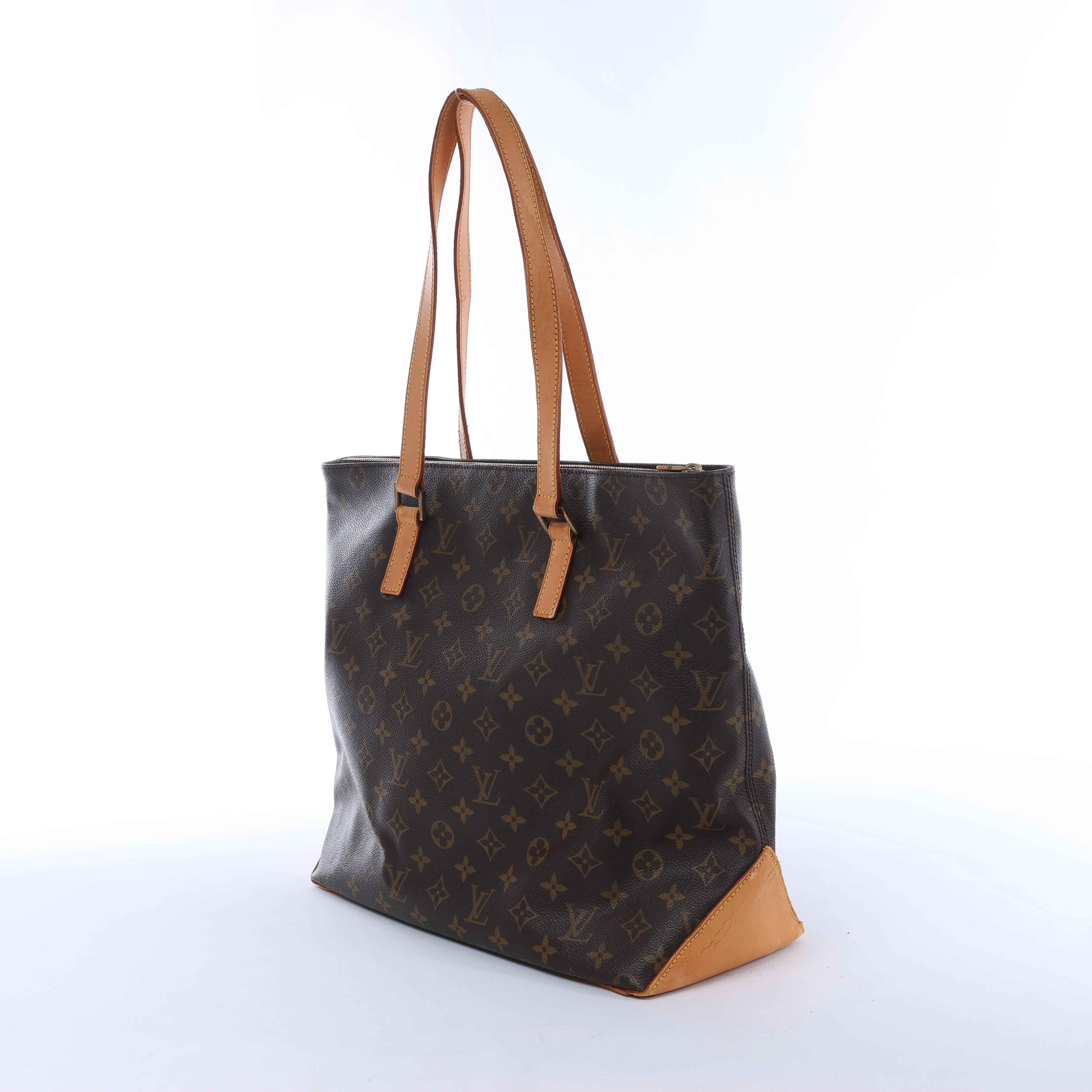 Bolso de hombro Louis Vuitton Cabas Mezzo Monogram en marrón M51151