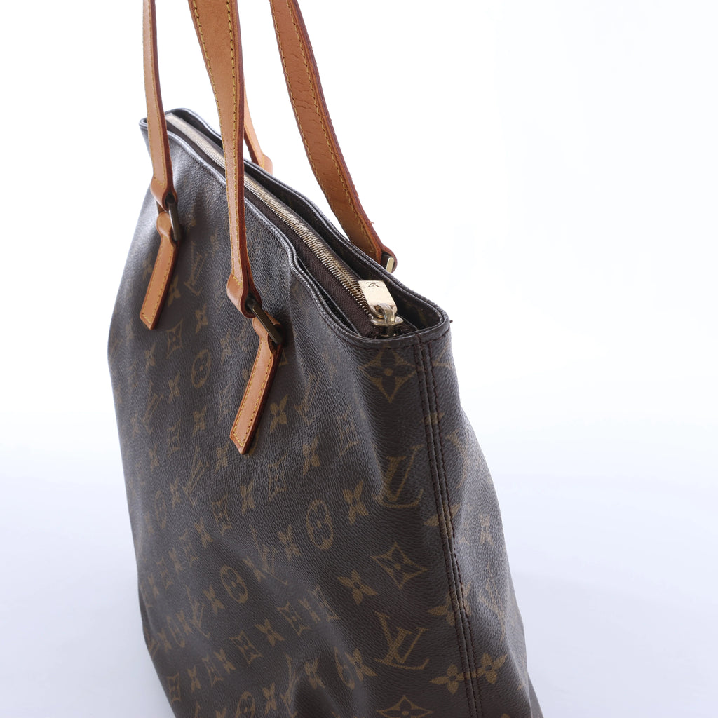 Louis Vuitton Cabas Mezzo Monogram Canvas Shoulder Bag in Brown M51151
