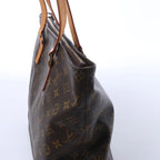 Bolso de hombro Louis Vuitton Cabas Mezzo Monogram en marrón M51151