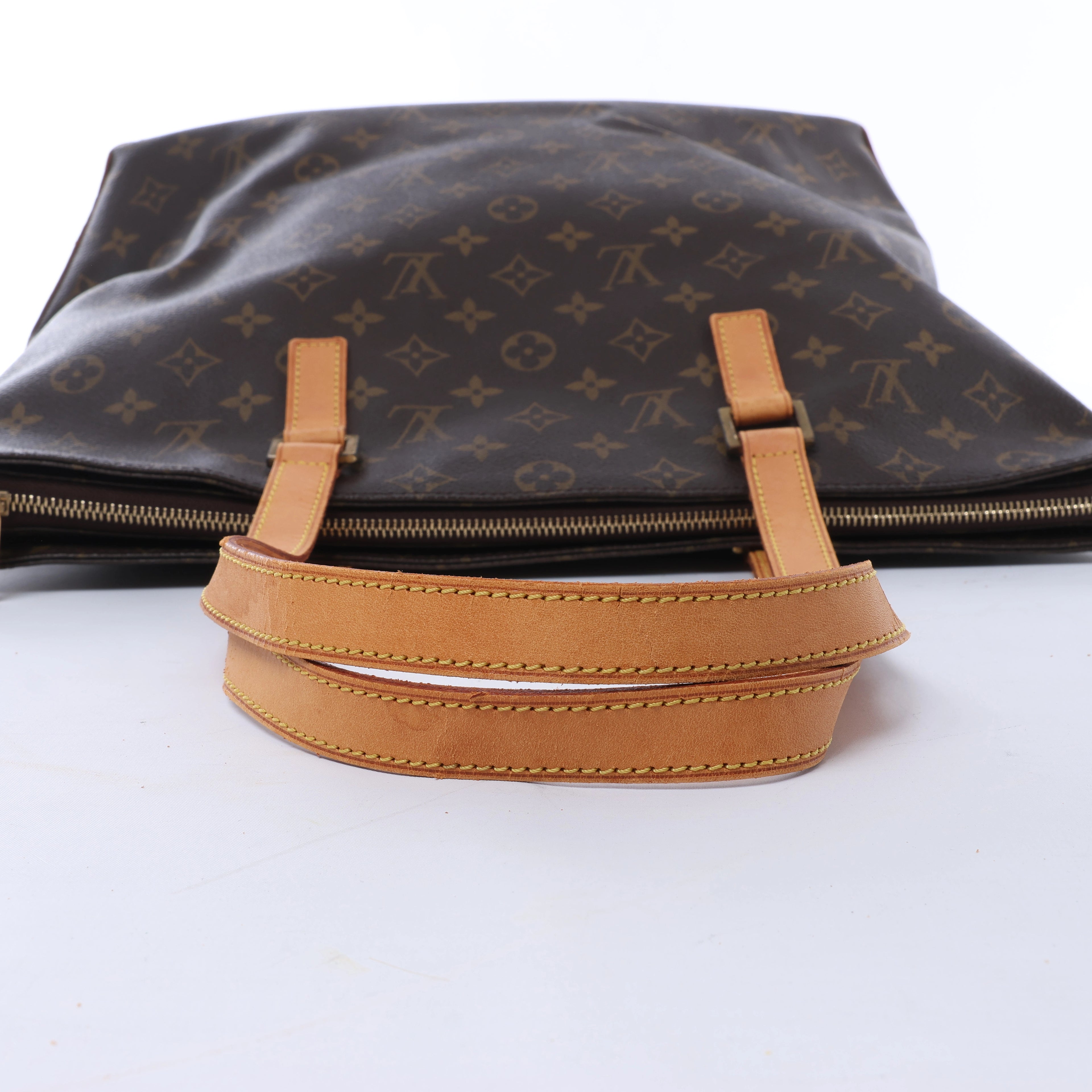 Bolso de hombro Louis Vuitton Cabas Mezzo Monogram en marrón M51151