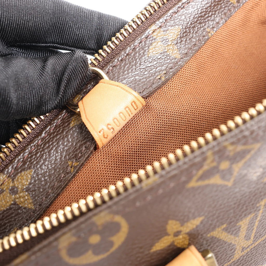 Louis Vuitton Cabas Piano Monogram Canvas Shoulder Bag in Brown M51148