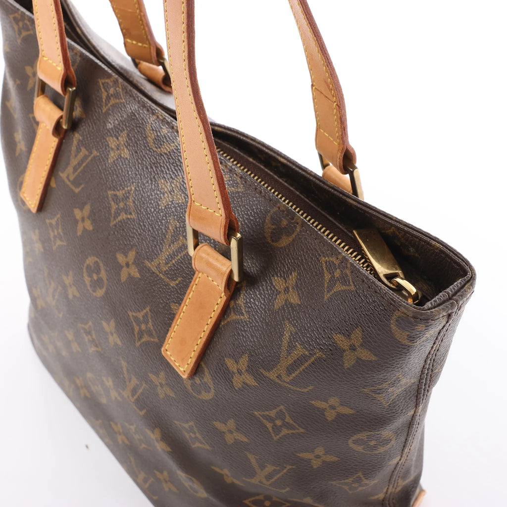 Louis Vuitton Cabas Piano Monogram Canvas Shoulder Bag in Brown M51148