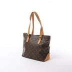 Louis Vuitton Cabas Piano Monogram Canvas Shoulder Bag in Brown M51148