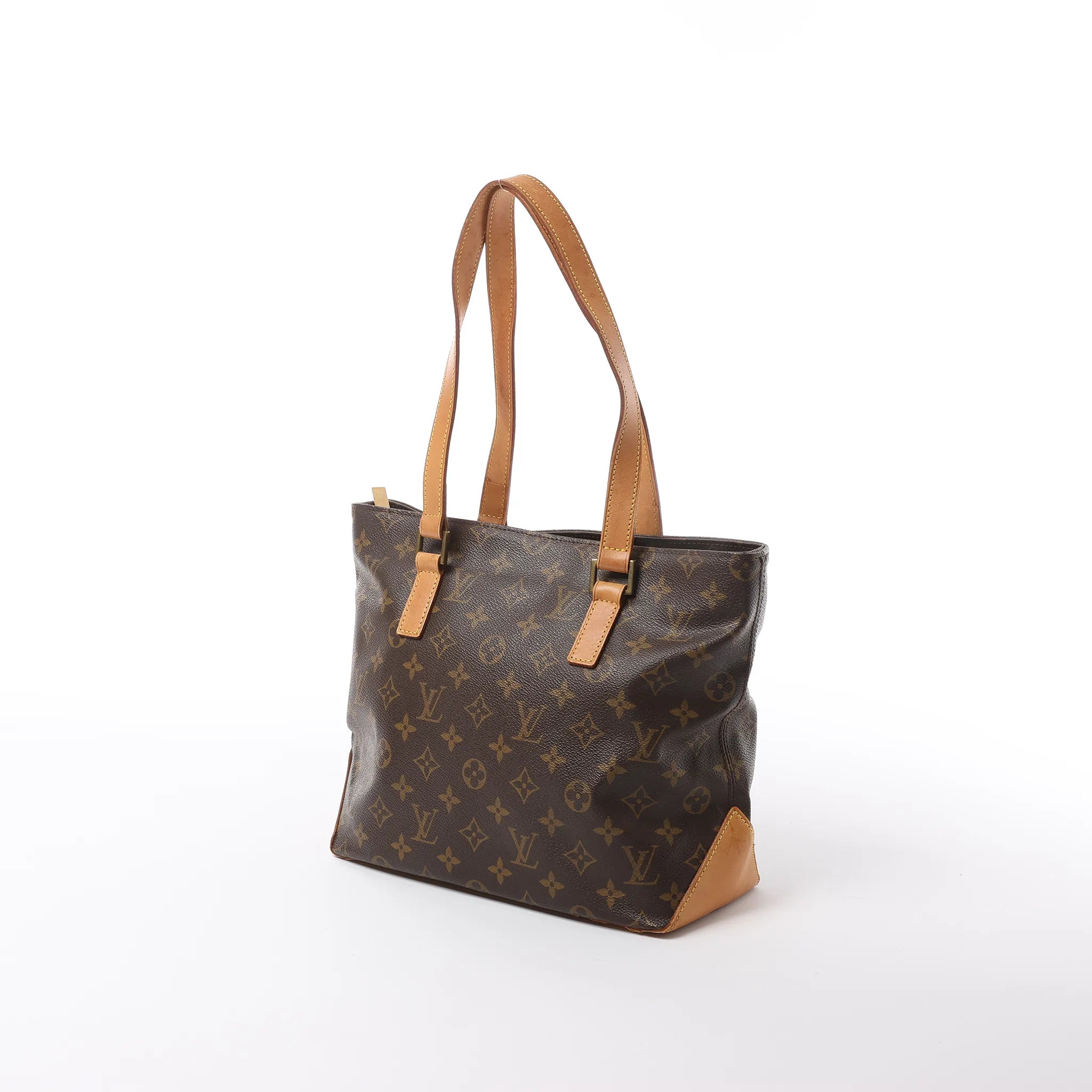 Louis Vuitton Cabas Piano Monogram Canvas Shoulder Bag in Brown M51148