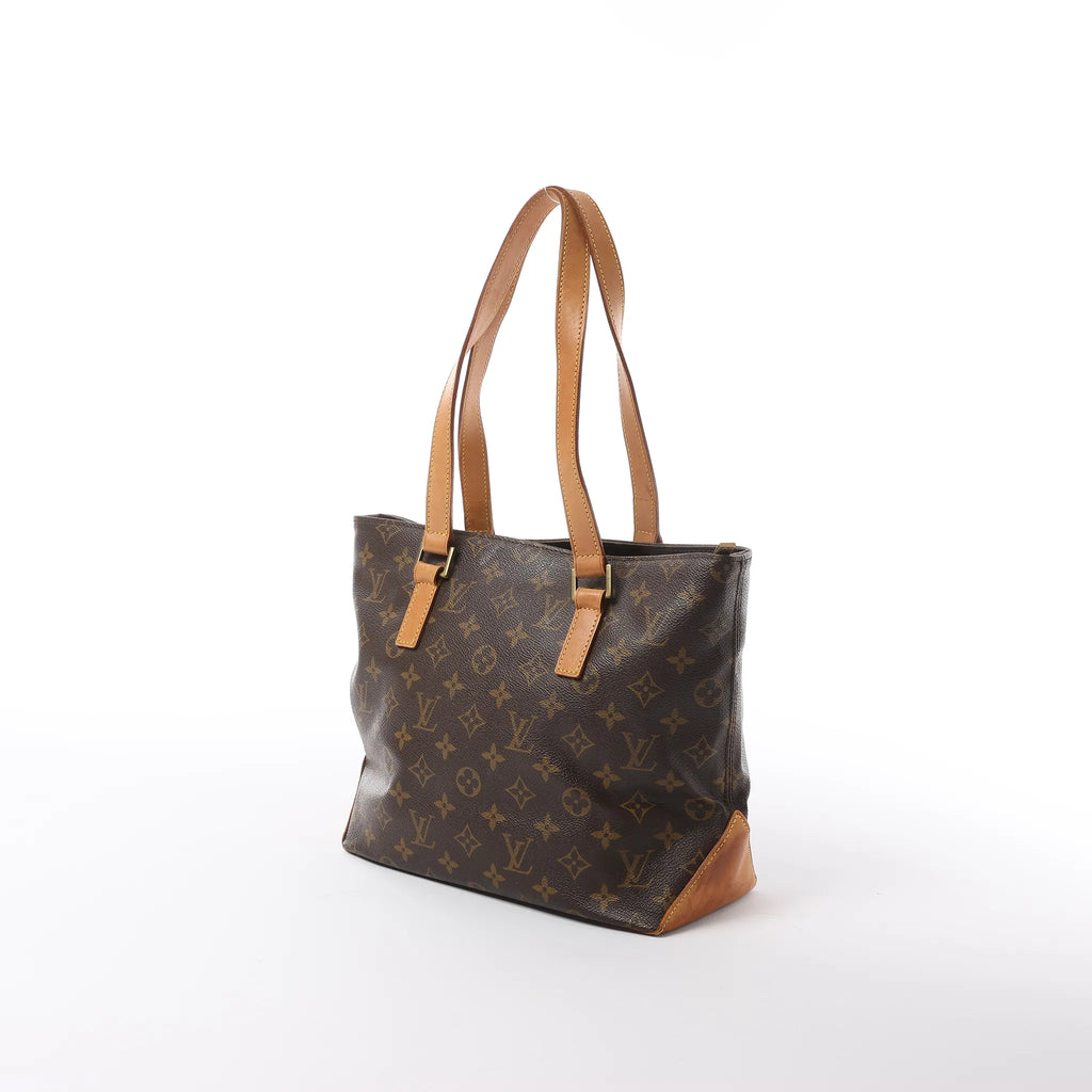 Louis Vuitton Cabas Piano Monogram Canvas Shoulder Bag in Brown M51148
