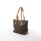 Louis Vuitton Cabas Piano Monogram Canvas Shoulder Bag in Brown M51148