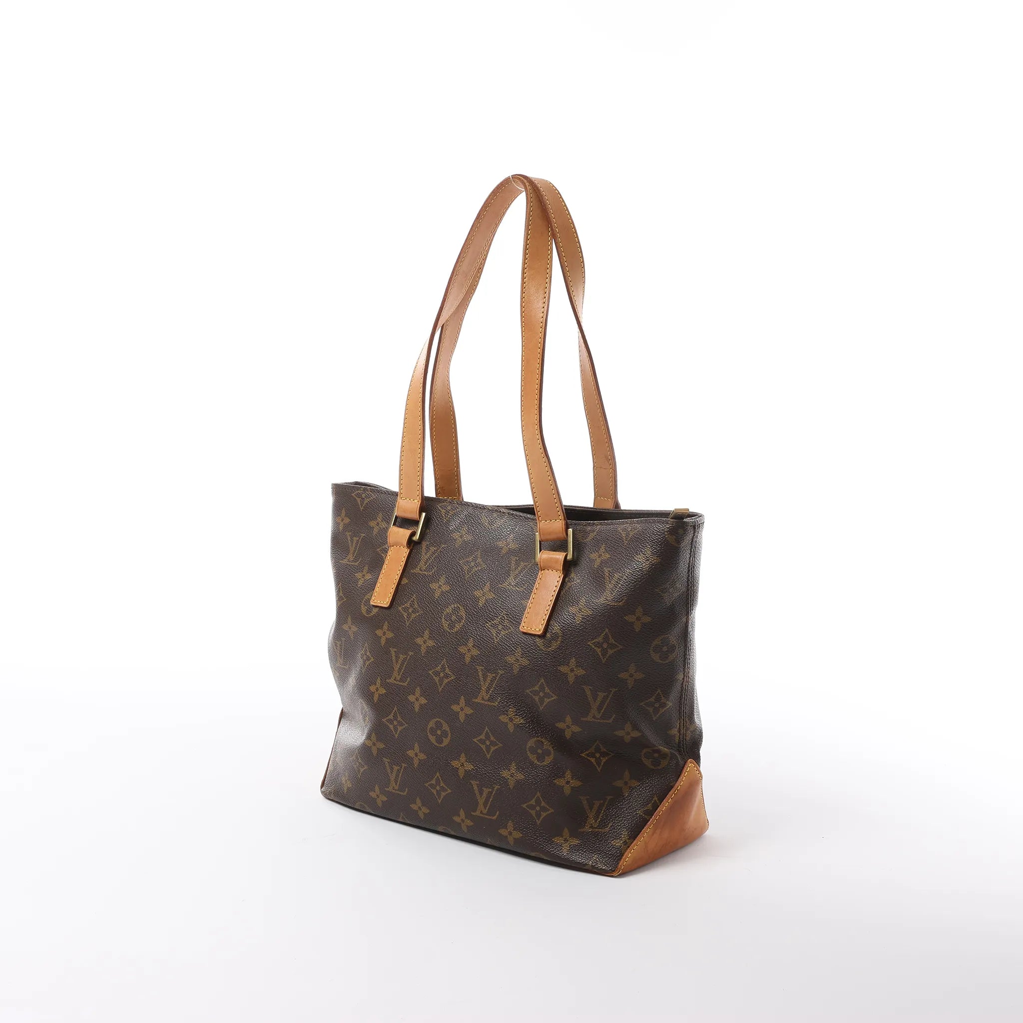 Louis Vuitton Cabas Piano Monogram Canvas Shoulder Bag in Brown M51148