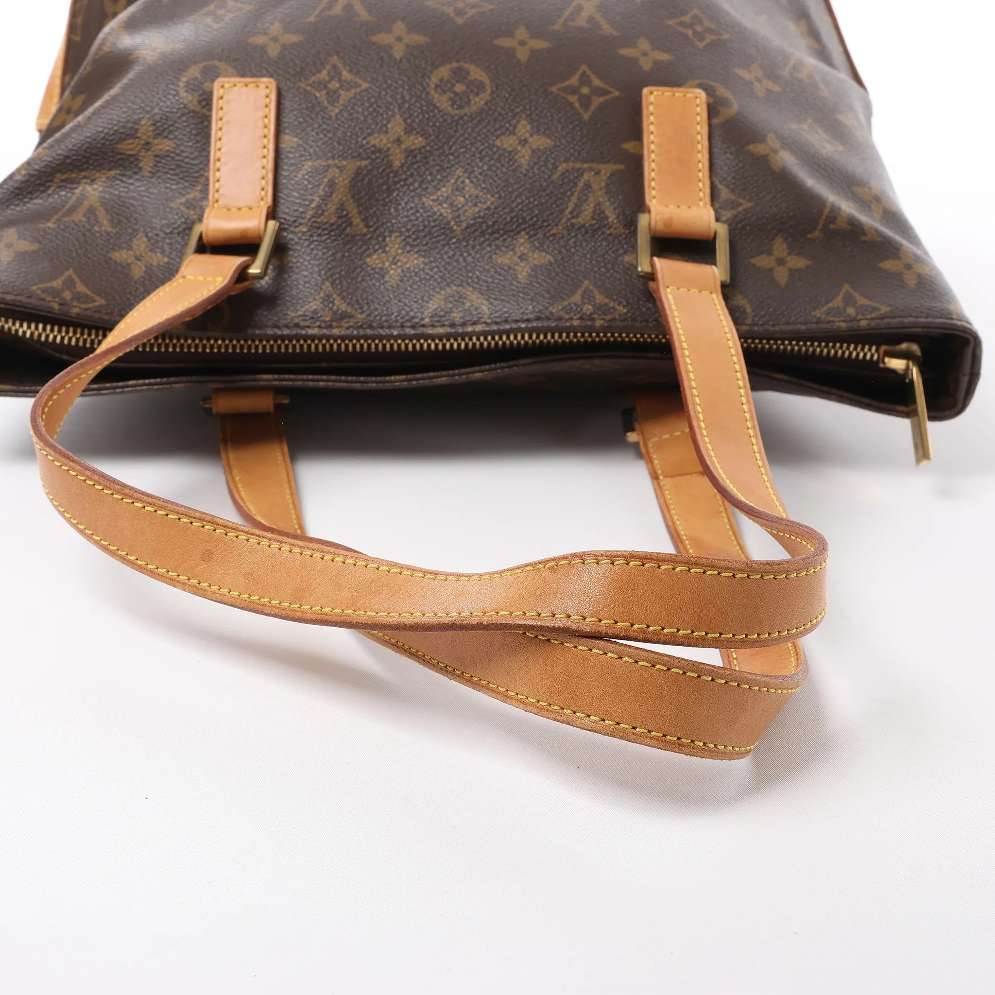 Louis Vuitton Cabas Piano Monogram Canvas Shoulder Bag in Brown M51148