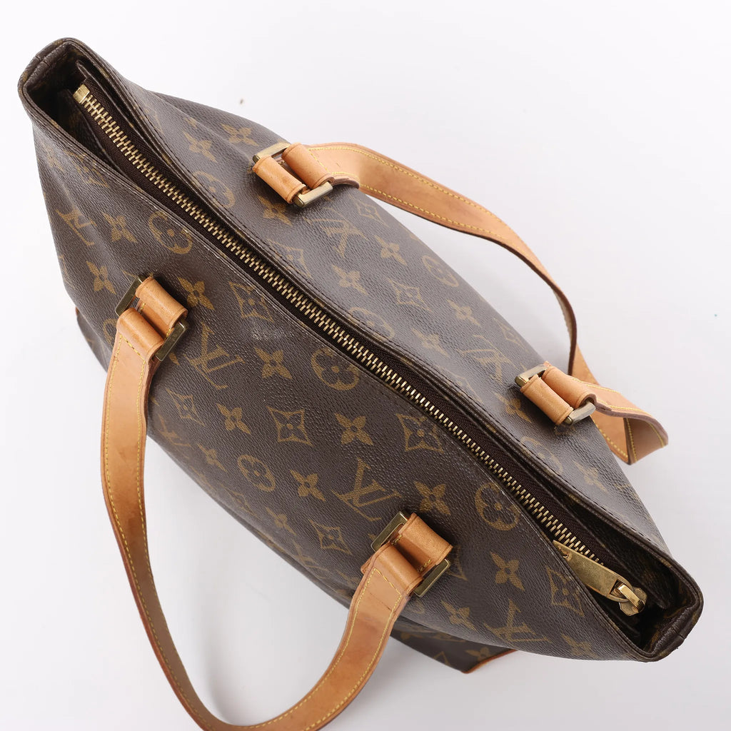Louis Vuitton Cabas Piano Monogram Canvas Shoulder Bag in Brown M51148