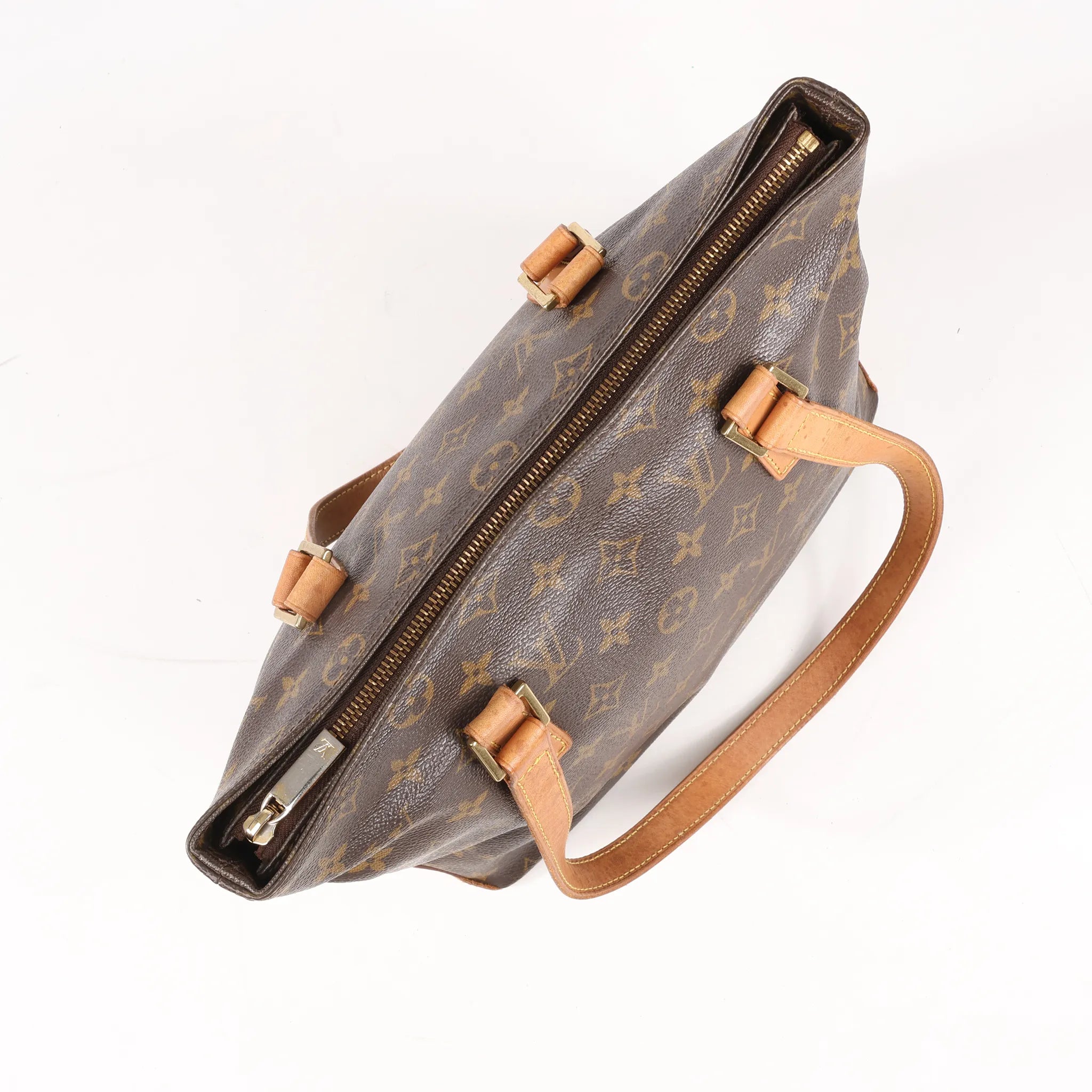 Louis Vuitton Monogram Cabas Piano Shoulder Bag in Brown M51148