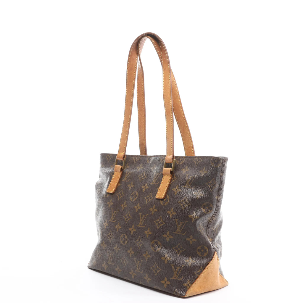Louis Vuitton Cabas Piano Monogram Canvas Shoulder Bag in Brown M51148