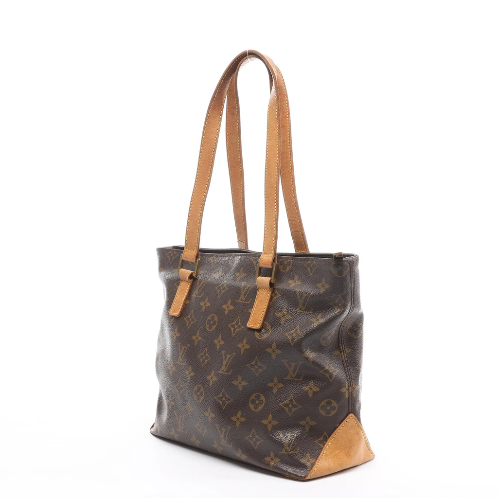 Louis Vuitton Cabas Piano Monogram Canvas Shoulder Bag in Brown M51148