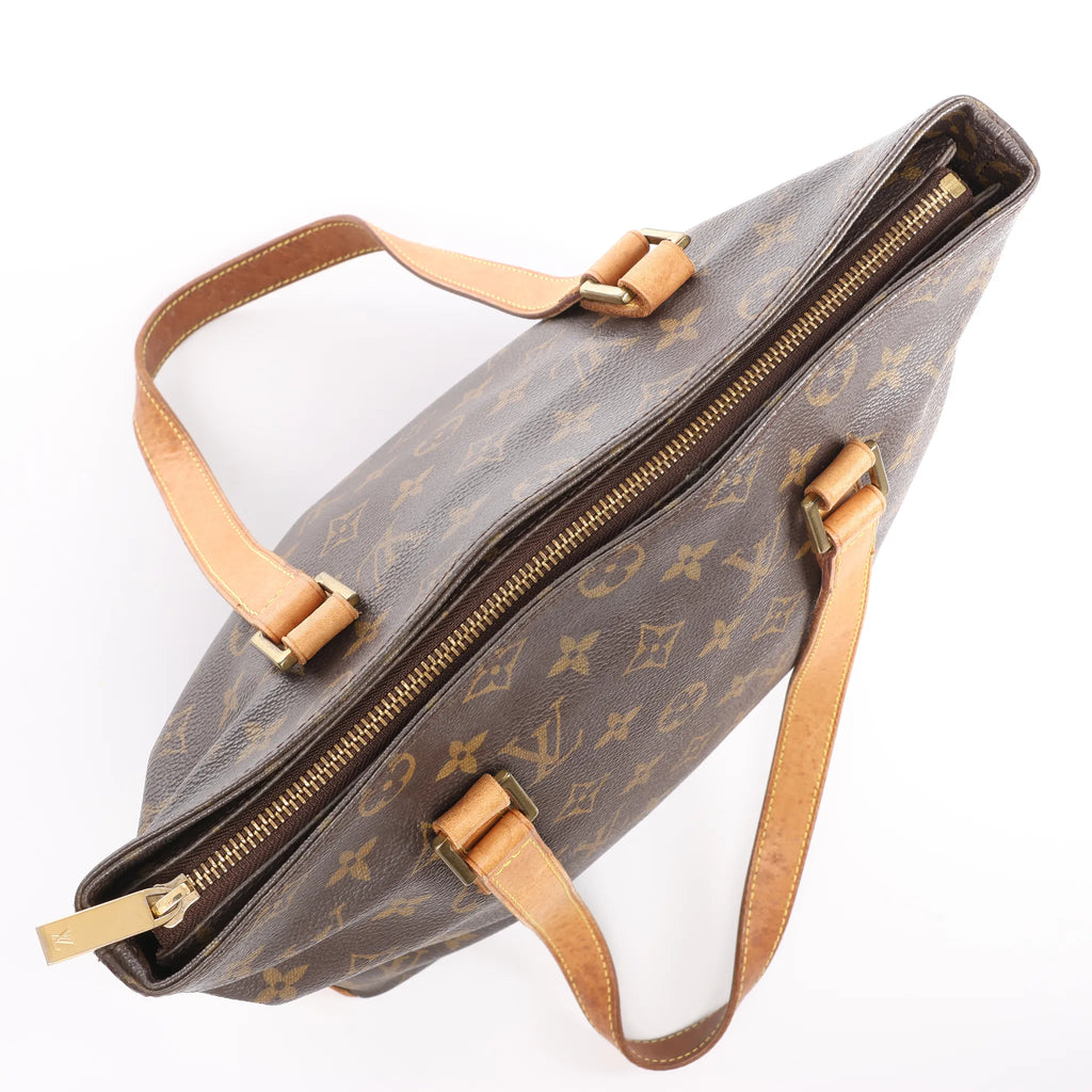 Louis Vuitton Cabas Piano Monogram Canvas Shoulder Bag in Brown M51148