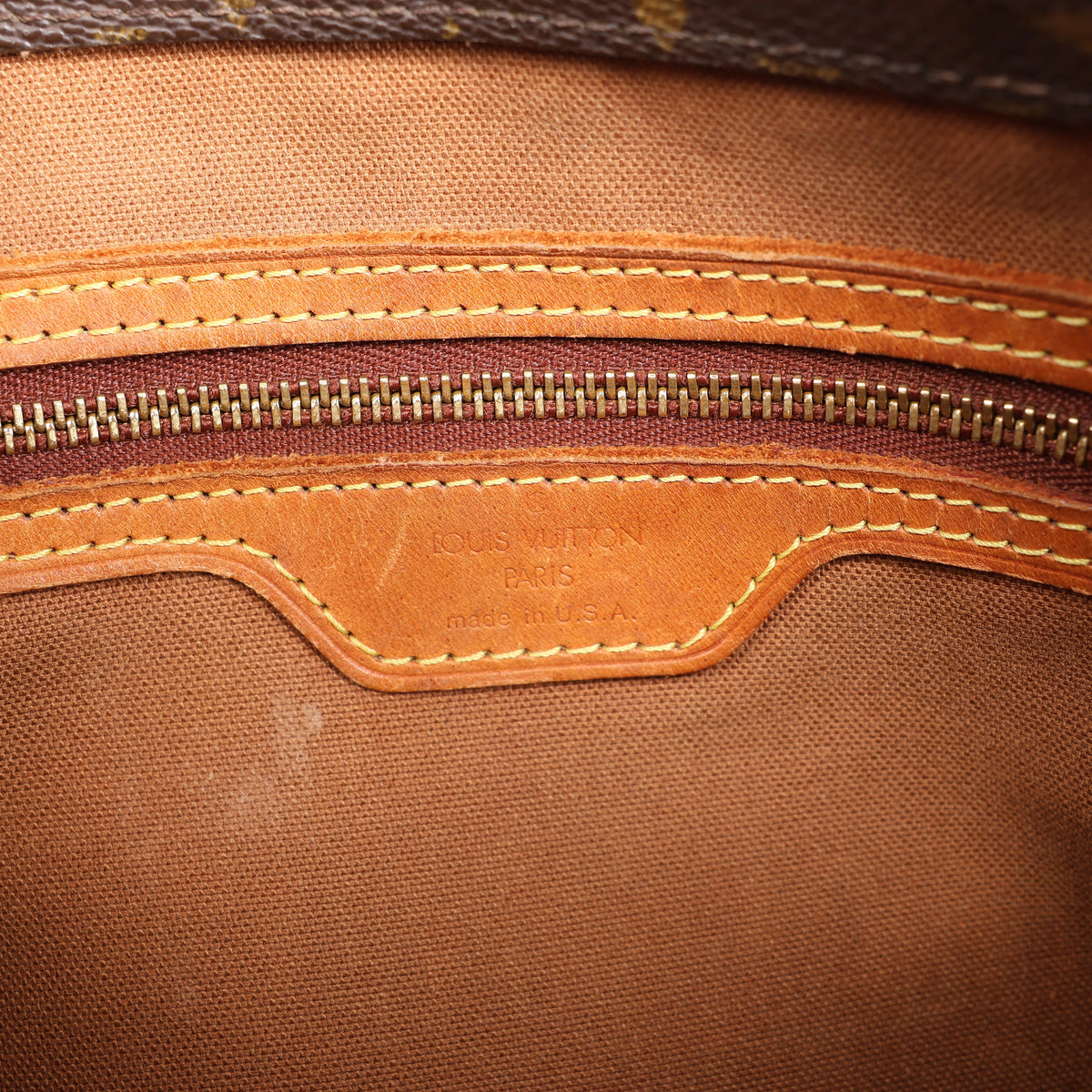 Louis Vuitton Cabas Piano Monogram Shoulder Bag in Brown M51148