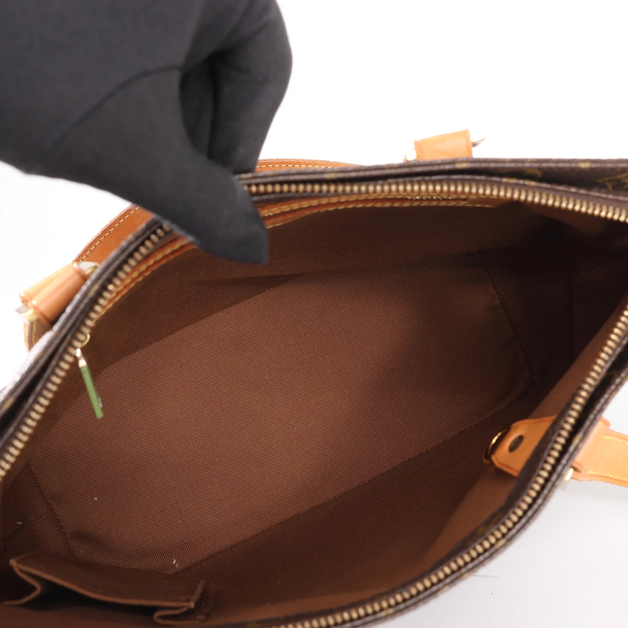 Louis Vuitton Monogram Cabas Piano Shoulder Bag in Brown M51148