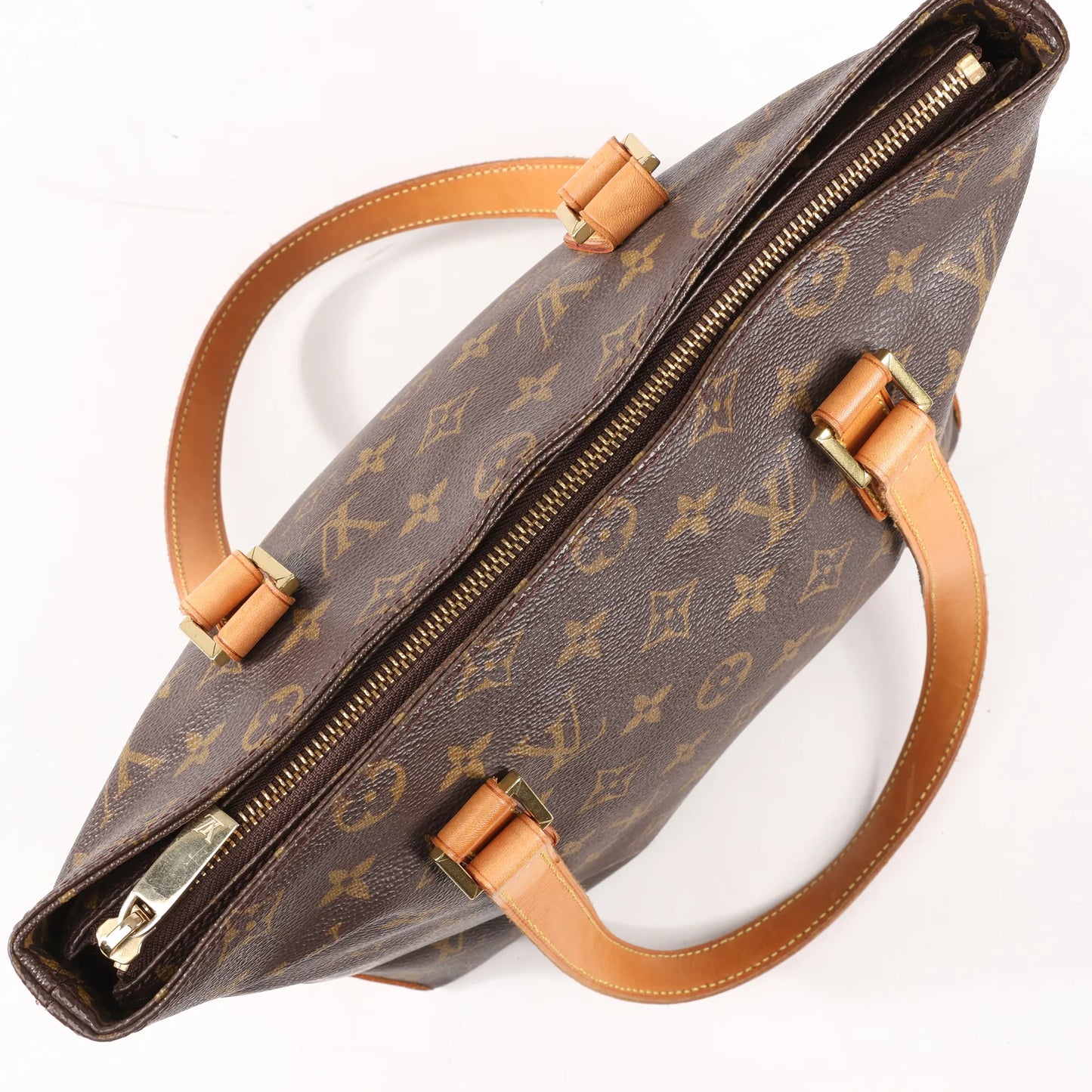Louis Vuitton Monogram Cabas Piano Shoulder Bag in Brown M51148