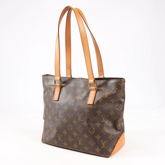 Louis Vuitton Monogram Cabas Piano Shoulder Bag in Brown M51148