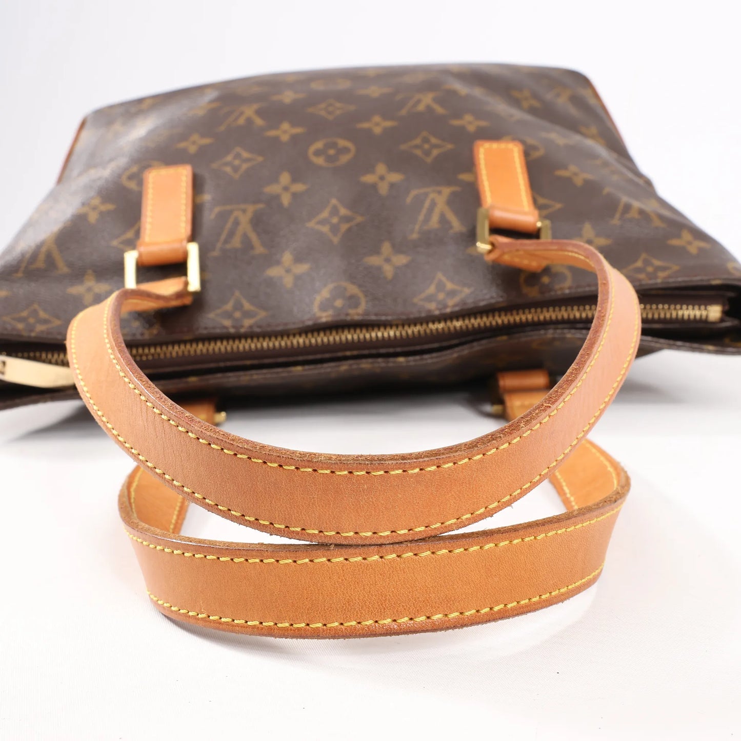 Louis Vuitton Monogram Cabas Piano Shoulder Bag in Brown M51148