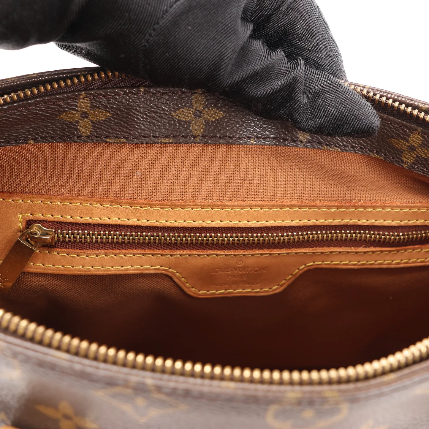 Louis Vuitton Monogram Cabas Piano Shoulder Bag in Brown M51148