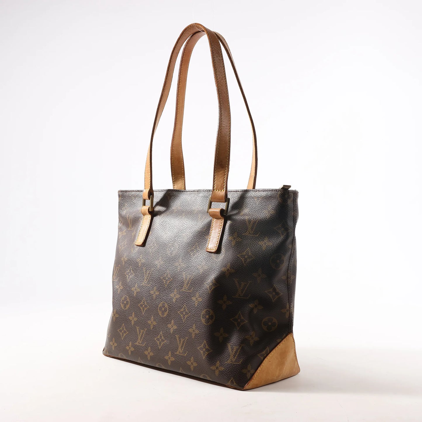 Louis Vuitton Monogram Cabas Piano Shoulder Bag in Brown M51148