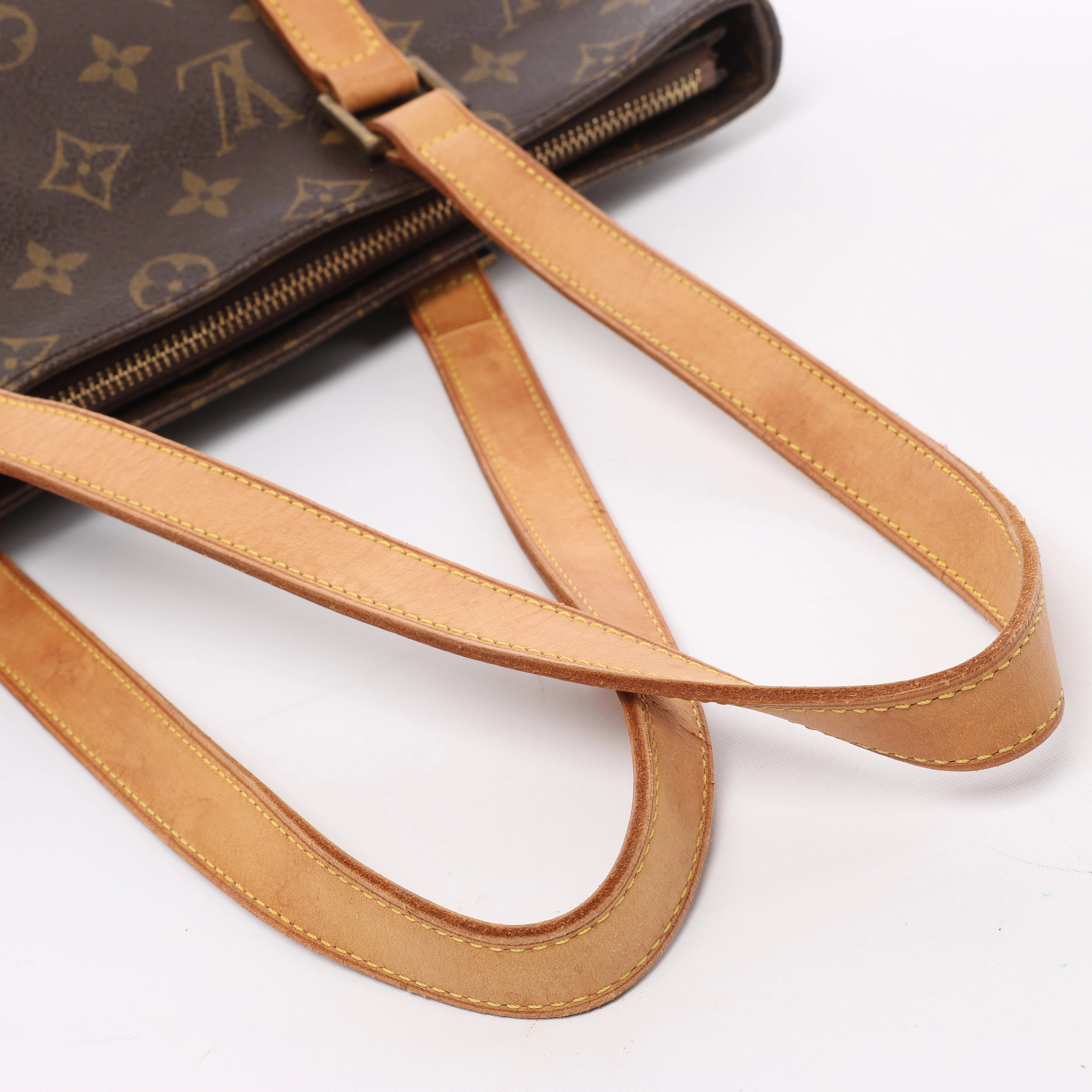 Bolso de hombro Louis Vuitton Cabas Piano Monogram de lona en marrón M51148
