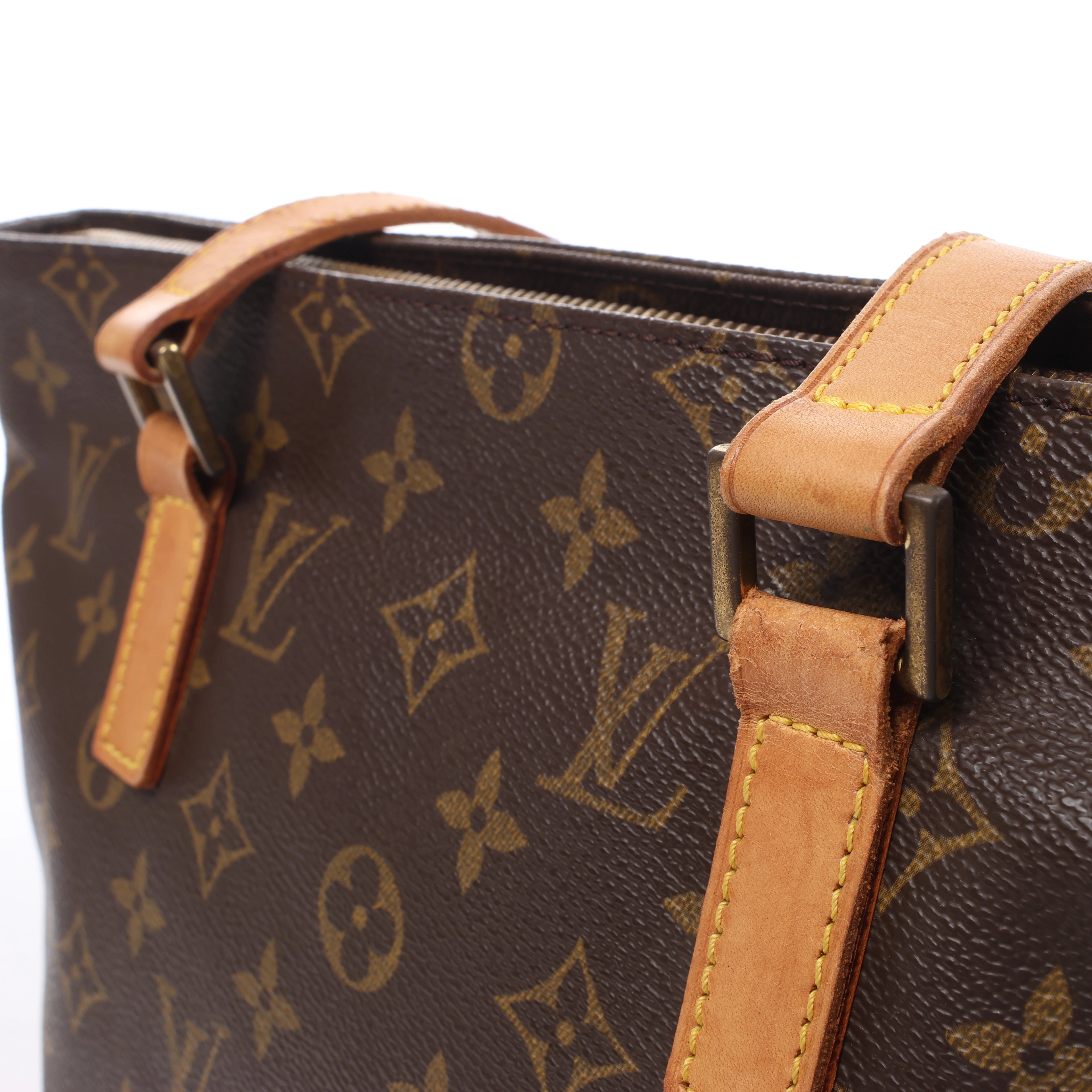 Bolso de hombro Louis Vuitton Cabas Piano Monogram de lona en marrón M51148