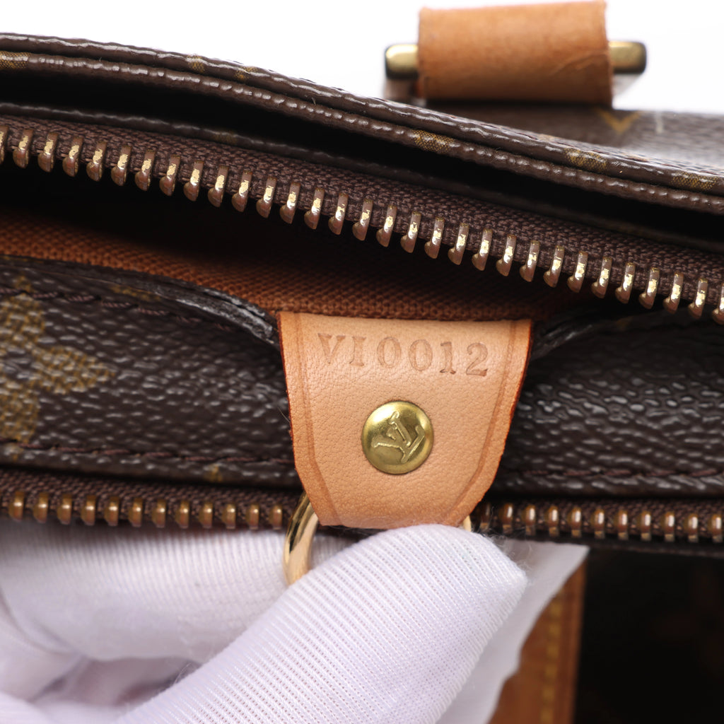 Bolso de hombro Louis Vuitton Cabas Piano Monogram de lona en marrón M51148
