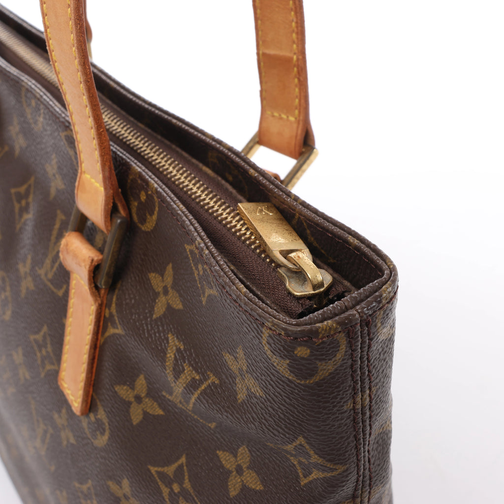 Bolso de hombro Louis Vuitton Cabas Piano Monogram de lona en marrón M51148