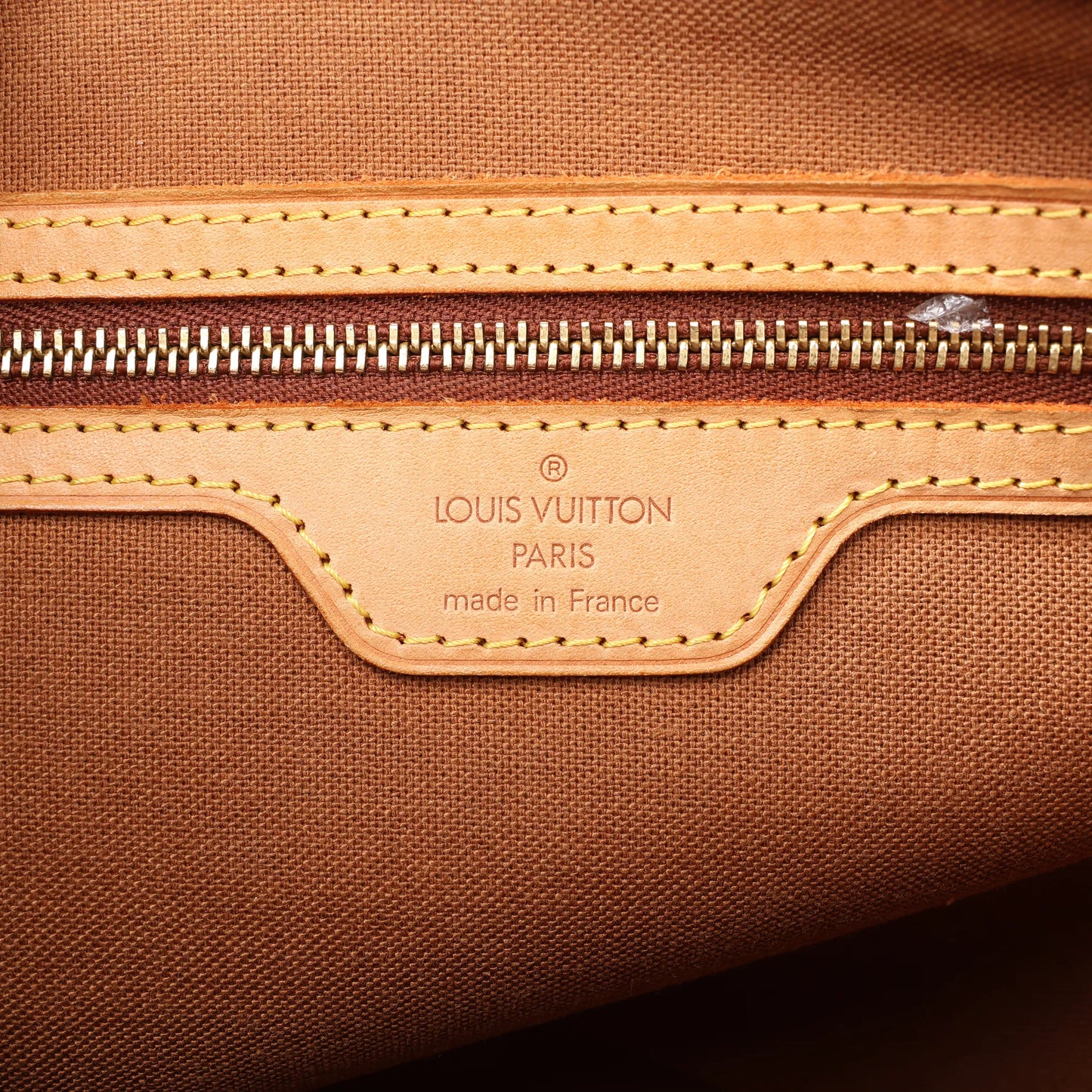 Louis Vuitton Monogram Cabas Piano Shoulder Bag in Brown M51148