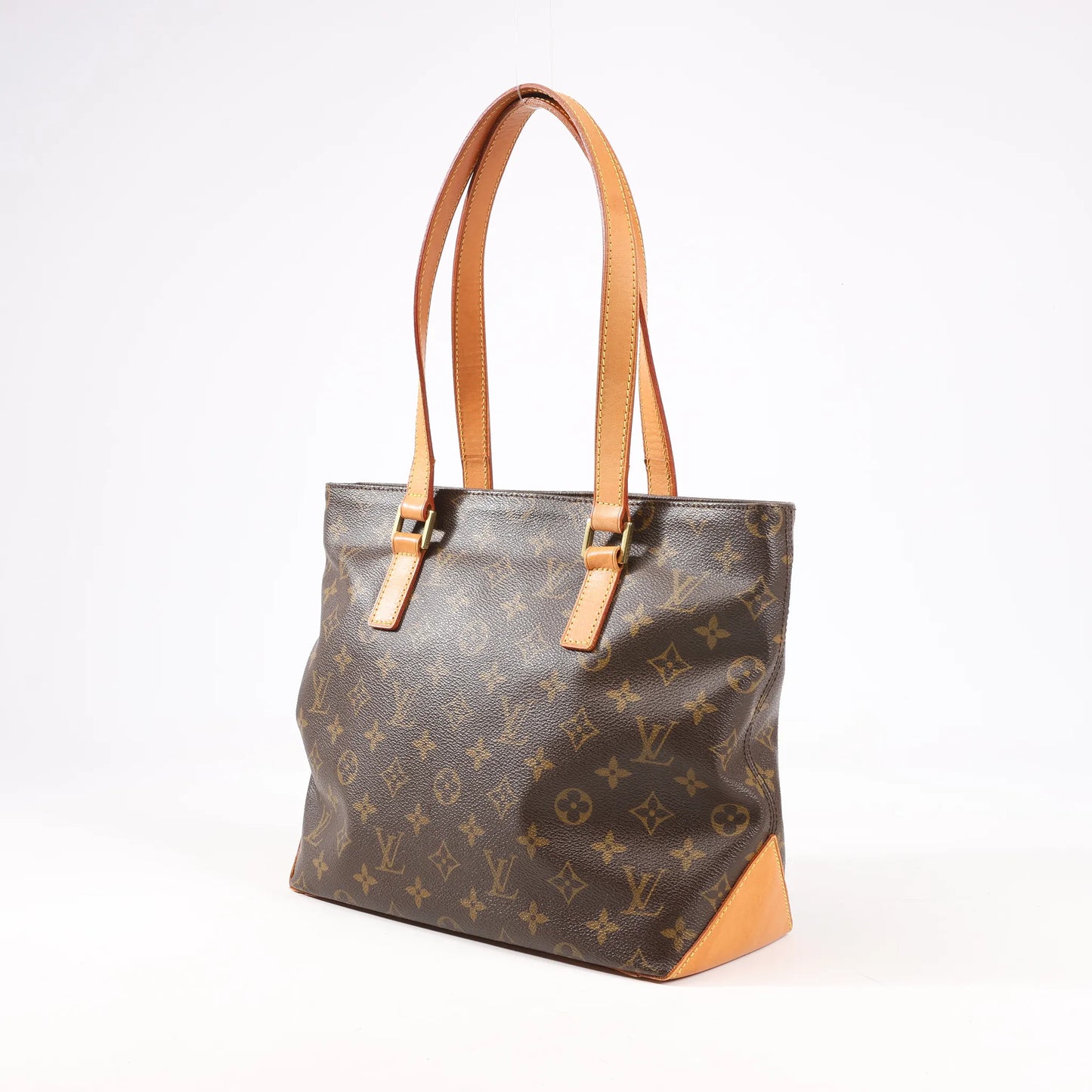 Louis Vuitton Monogram Cabas Piano Shoulder Bag in Brown M51148