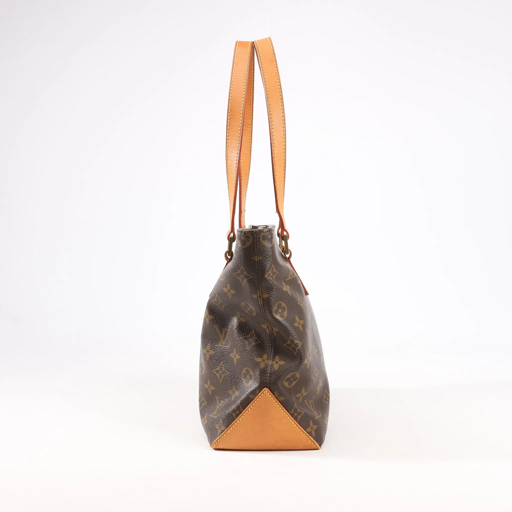 Louis Vuitton Monogram Cabas Piano Shoulder Bag in Brown M51148