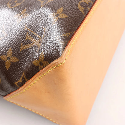 Louis Vuitton Monogram Cabas Piano Schultertasche in Braun M51148