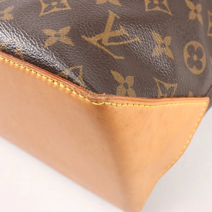 Louis Vuitton Monogram Cabas Piano Schultertasche in Braun M51148