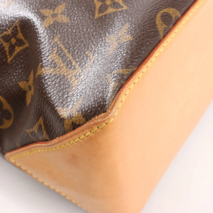 Louis Vuitton Monogram Cabas Piano Schultertasche in Braun M51148