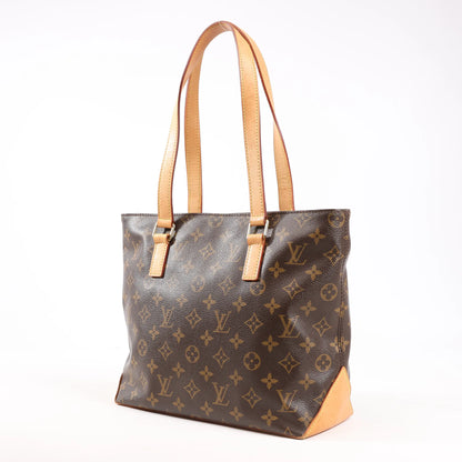 Louis Vuitton Monogram Cabas Piano Schultertasche in Braun M51148