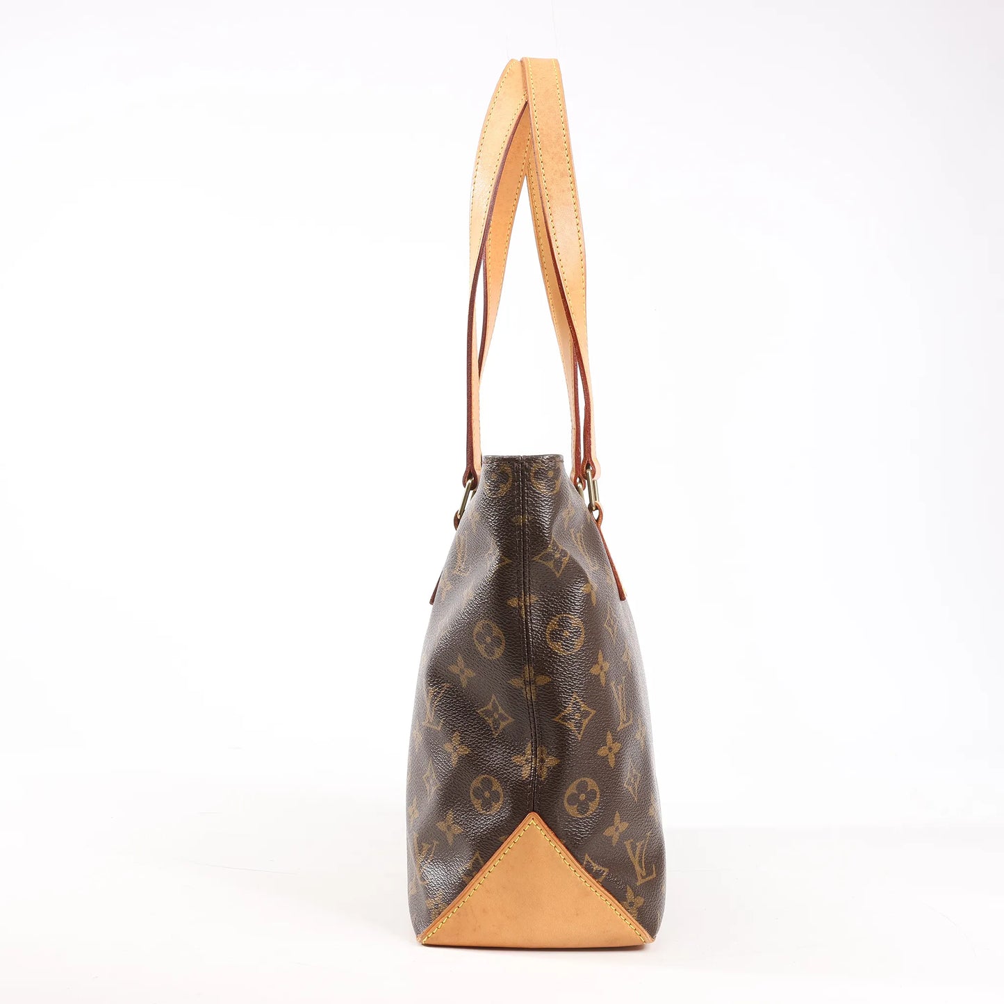 Louis Vuitton Monogram Cabas Piano Schultertasche in Braun M51148