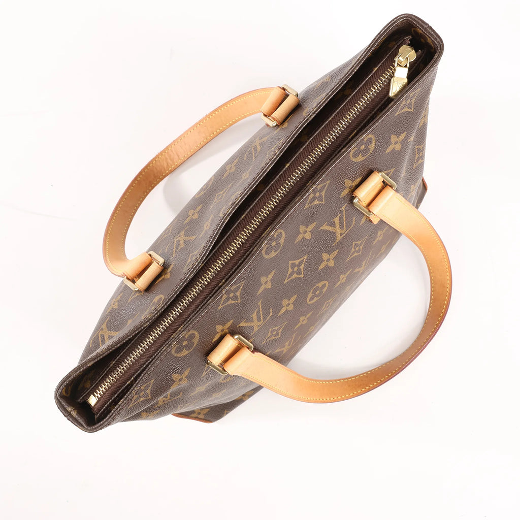 Louis Vuitton Monogram Cabas Piano Shoulder Bag in Brown M51148